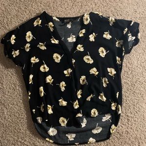 Forever 21 Flower Blouse